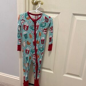 Little Sleepies Festive Blue and Red Kids Pajamas